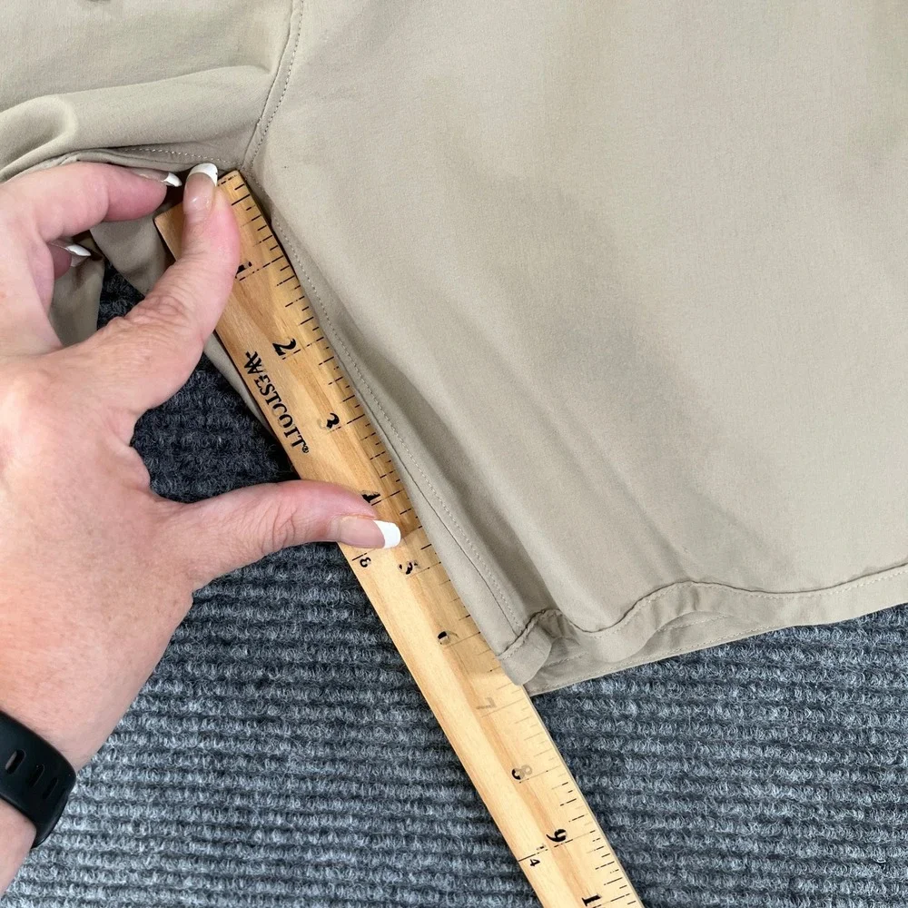 Lululemon Classic Fit Linerless Board Short Men 28 Tan 7 Inch Swim Beach
